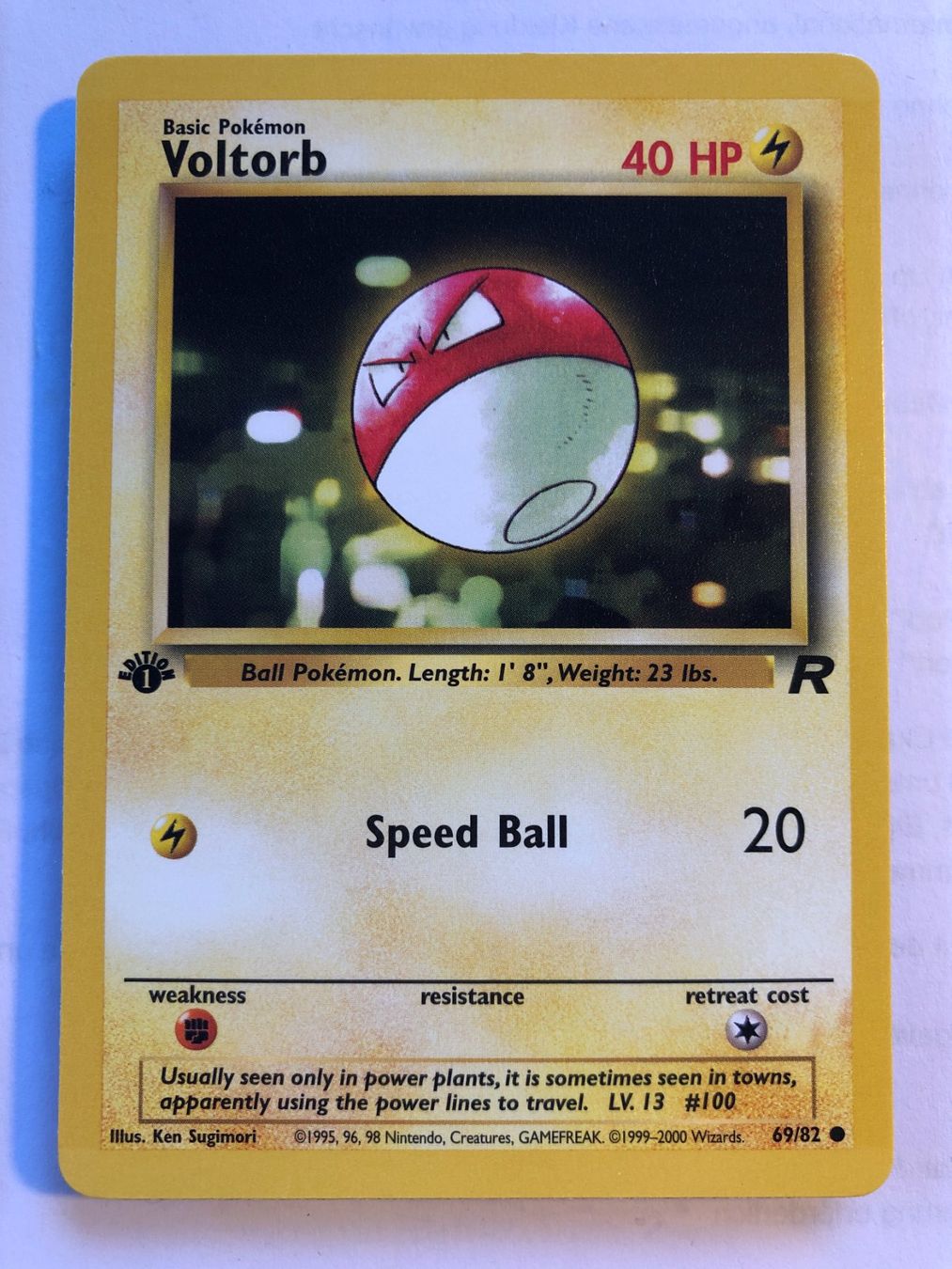 Cartes à collectionner: Voltorb 1st Team Rocket - MINT - ab 1.- – D'occasion à Giubiasco par dan_pr8b