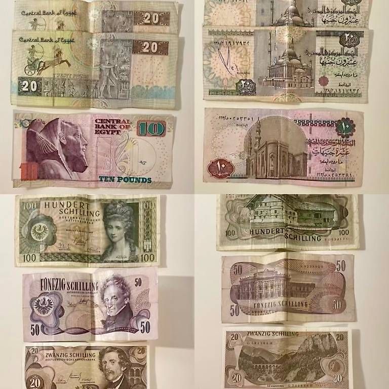 Banknoten: Ancien billets de banque différents pays du monde  – Gebraucht aus Corcelles-pres-Concise von Dilem 3