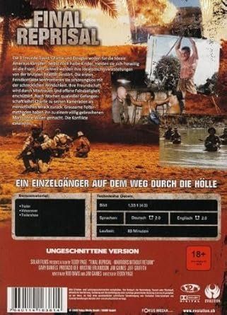 Tutti i DVDs: Final Reprisal - Warriors without Return (Schuber) ****Uncut – Usato da Wilen b. Wollerau venduto da Elton 1