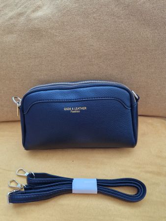 Sac bandoulière noir en cuir véritable  NeufAccessoire mode!