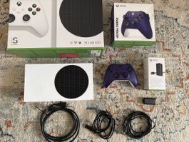 Wie neu Xbox Series S Konsole mit Astral-Purple-Controller 