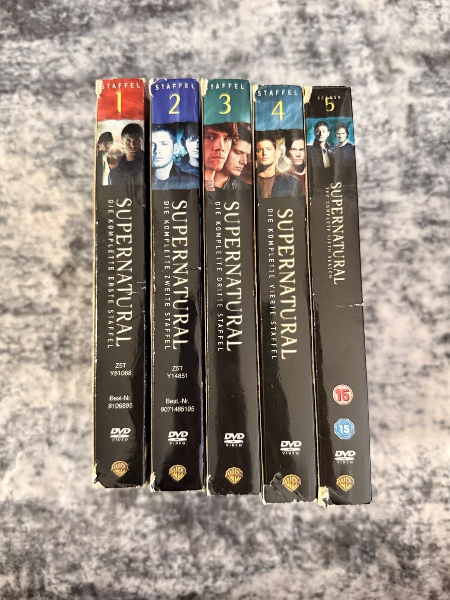 Tutti i DVDs: Supernatural Staffel 1-5 – Usato da Zollikofen venduto da S.Hontas 1