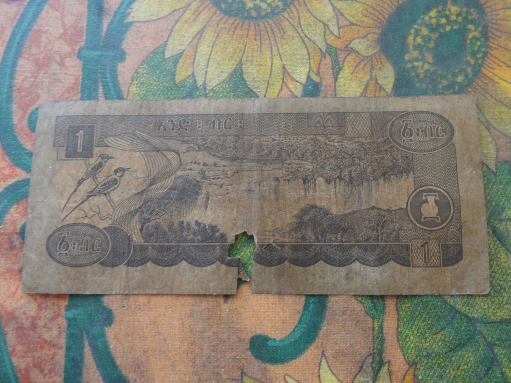 Banconote: ETHIOPIE  1  Birr  Billet – Usato da Romanel-sur-Lausanne venduto da Swift13 1
