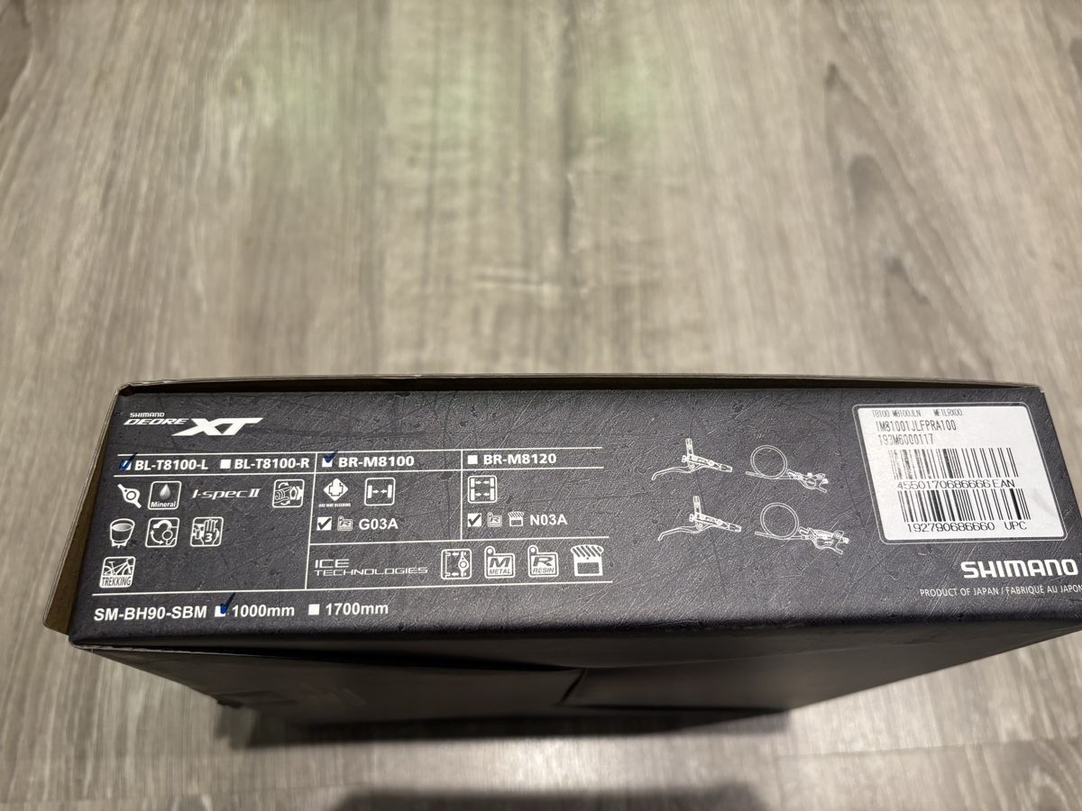 Shimano Pezzi di ricambio: Shimano XT Scheibenbremsen-Set BR-M8100 vorne – Nuovo e nell'imballaggio originale da Tagelswangen venduto da Bluefox_Crafting 2
