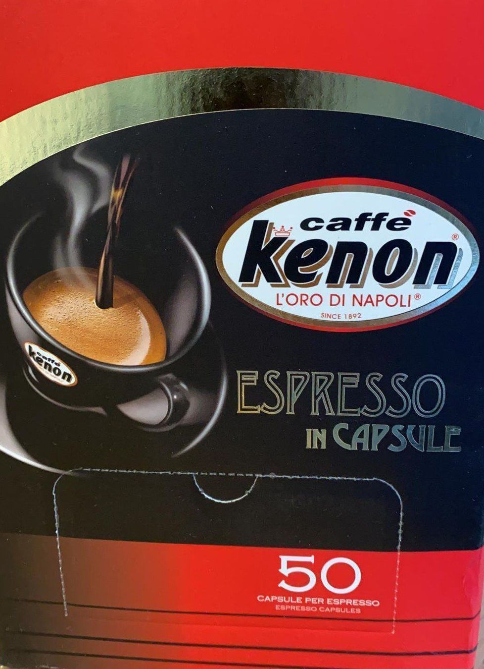 Nespresso Cibi & Specialità: Nespresso Caps 50 Stuck – Nuovo e nell'imballaggio originale da Hendschiken venduto da danimonti1979 1