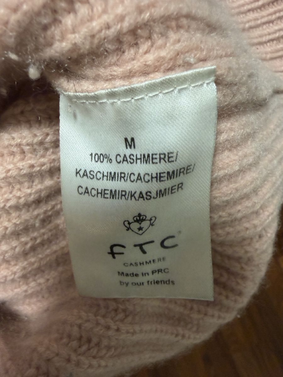 FTC Maglioni & Felpe: Cashmere Pullover von FTC rosa, Grösse M – Usato da Adliswil venduto da patrizia.roth01 2