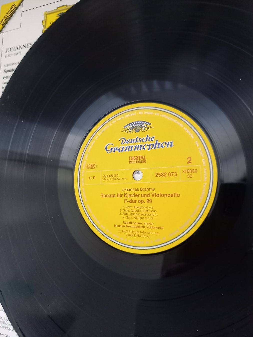 Dischi in vinile: KLASSIK-LP JOHANNES BRAHMS – Nuovo (secondo la descrizione) da Binningen venduto da mar_2jlr 9