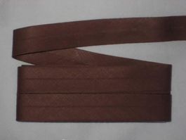 Schrägband rehbraun 2cm/1cm breit