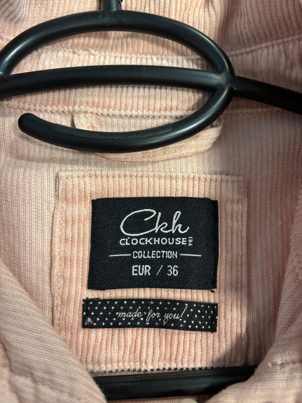 C&A Camicette: Clockhouse Cordhemd, Gr. 36, Rosa – Usato da Hinwil venduto da liviipivii 1