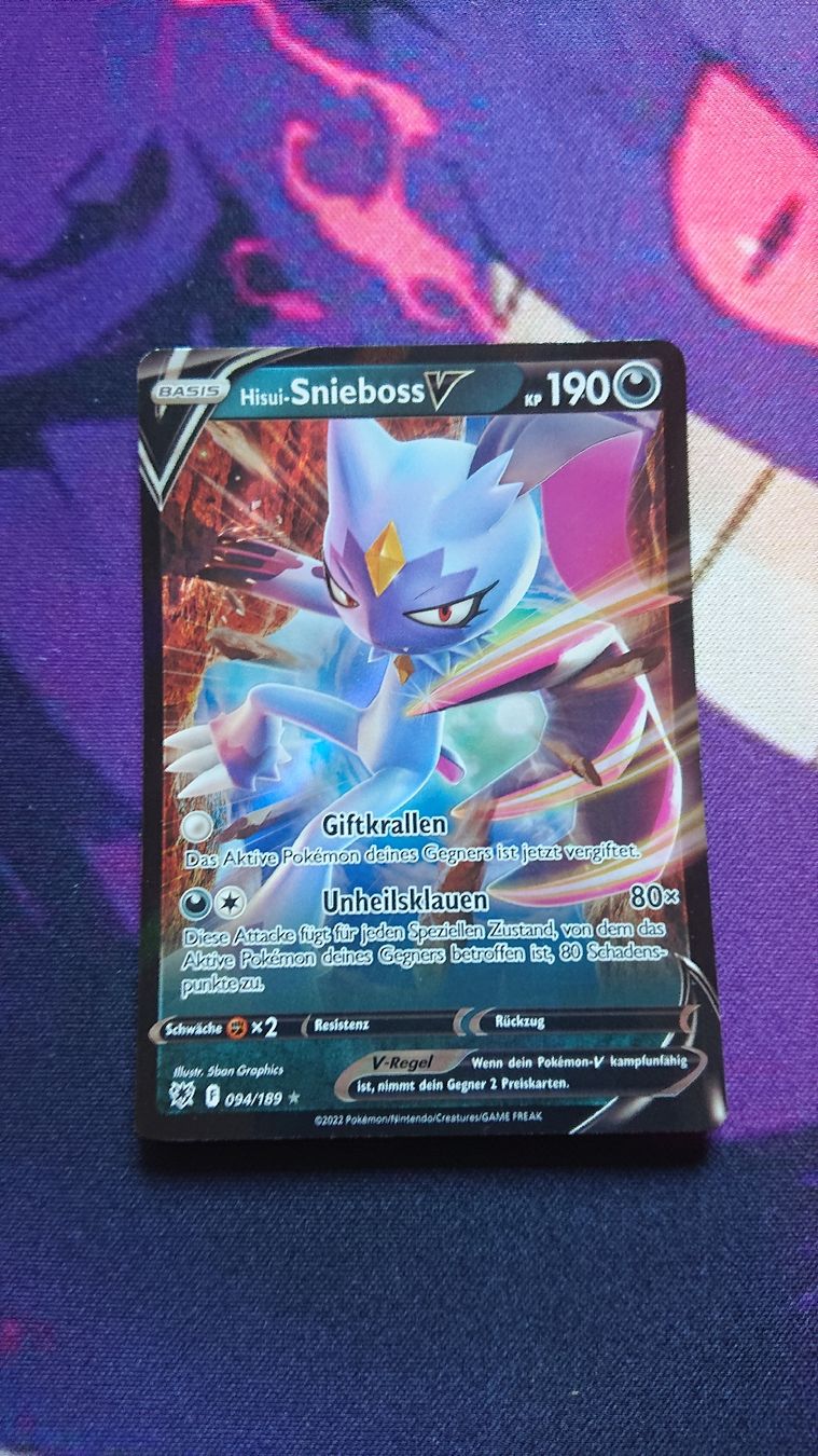 Pokémon Carte collezionabili: Hisui-Snieboss V DE – Nuovo (secondo la descrizione) da Chur venduto da FreakofRarity