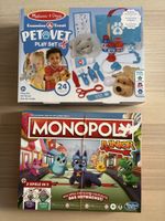 Melissa & Doug Pet Vet Play Set und Monopoly Junior 