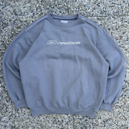 Vintage grey Reebok embroidered sweatshirt