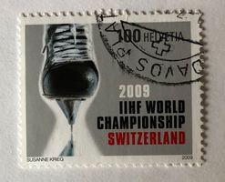 Nr.1301 EISHOCKEY-WELTMEISTERSCHAFT 2009 GESTEMPELT 