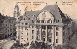 Bern, Hotel-Restaurant z. Maulbeerbaum, Théâtre Variété 1913