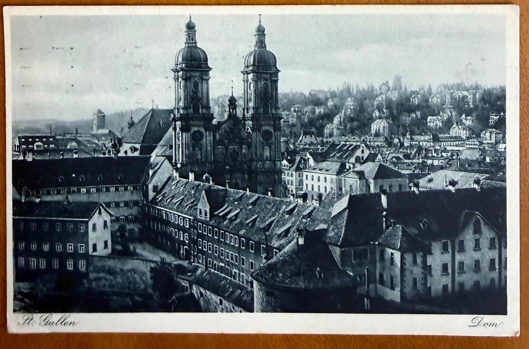 Cartoline postali: St. Gallen - Dom 1928 – Usato da Lutry venduto da Ediego