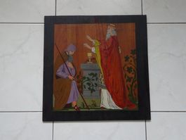 König Melchisedek mit Abraham / Ikone