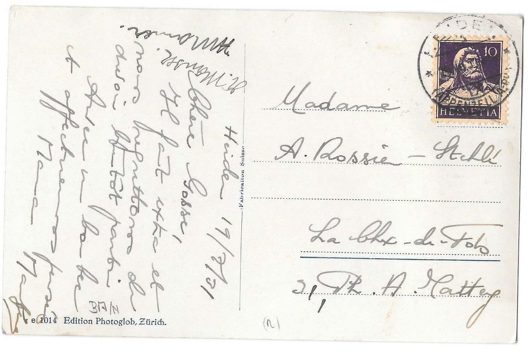 Cartoline postali: Heiden Kursaal mit Personen – Usato da Olten venduto da clotaldi 1