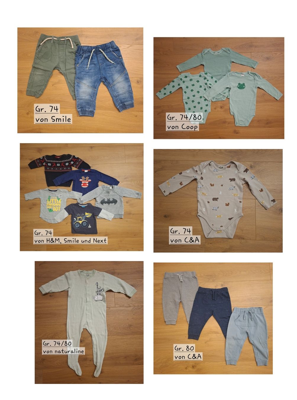 Lotti & Set di vestiti: Kleiderpaket Junge Grösse 74 bis 80 – Usato da Horw venduto da Maik016