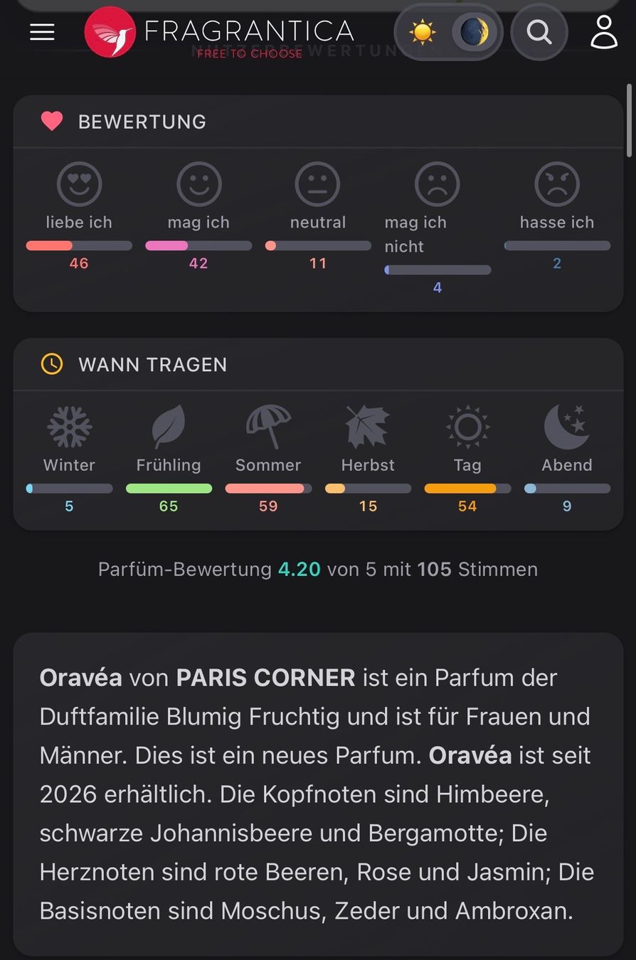 Profumi & Eau de Toilette: Paris Corner Oravéa EDP5ml.(ähnlich zu Chance Eau Splendide) – Usato da Zürich venduto da deruja 7