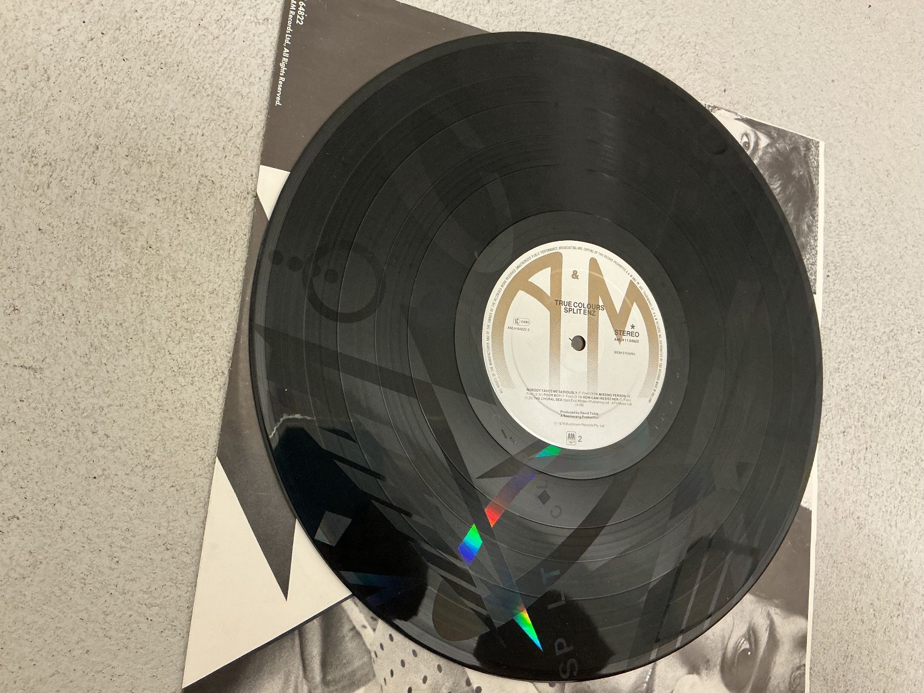 Vinyles: Split Enz LP - True Colours ❗️Laser Etched Vinyl – D'occasion à Winterthur par Tumko_7_Vinyl 1