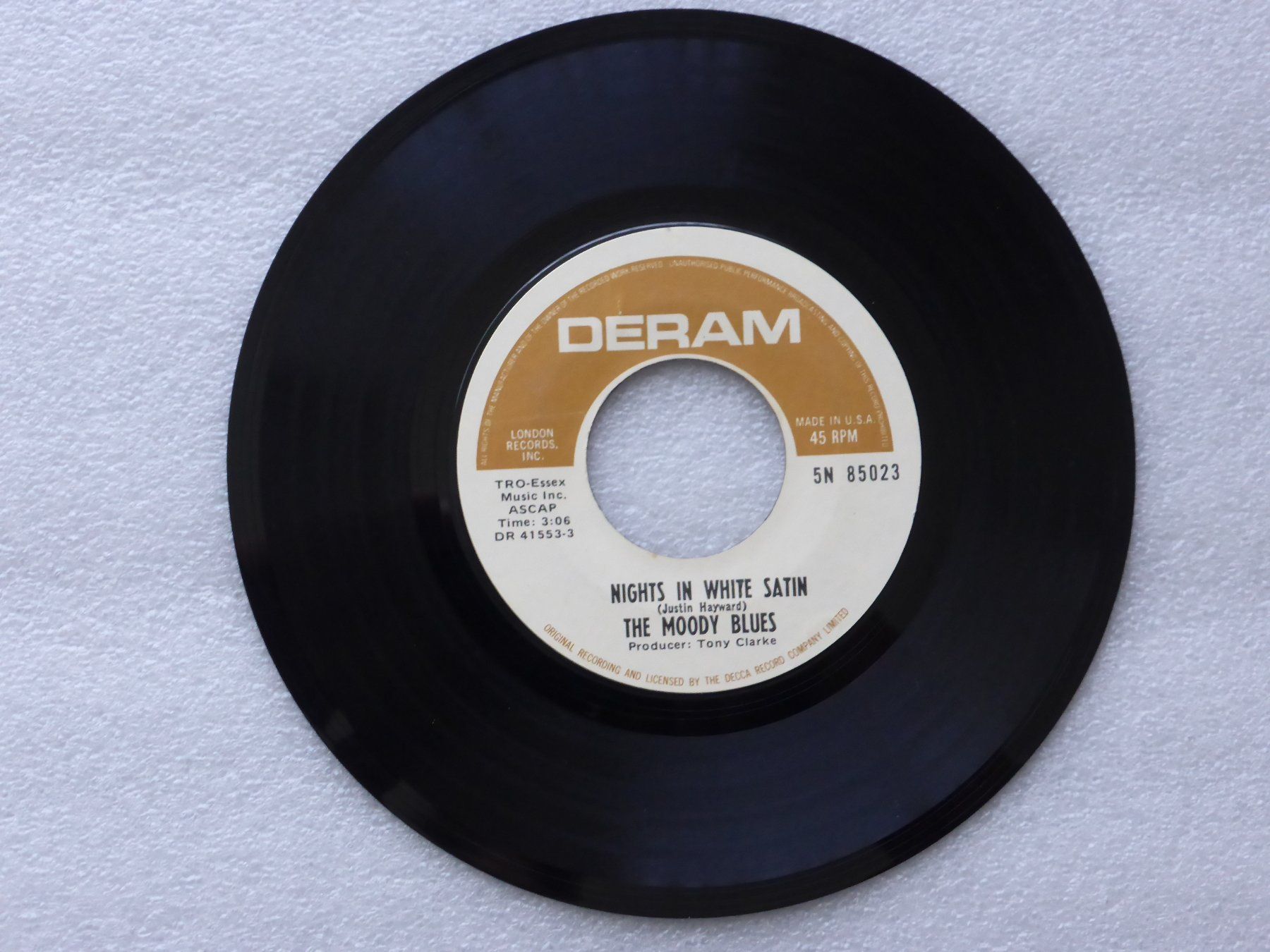 Dischi in vinile: Vinyl Single   THE MOODY BLUES – Usato da Küssnacht am Rigi venduto da Mondkinder 1