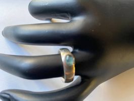 Ring, Silber/Aquamarine,Durchm.51mm (27)