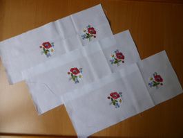 Applikationen - St. Galler Blumen Stickerei - 2er Set