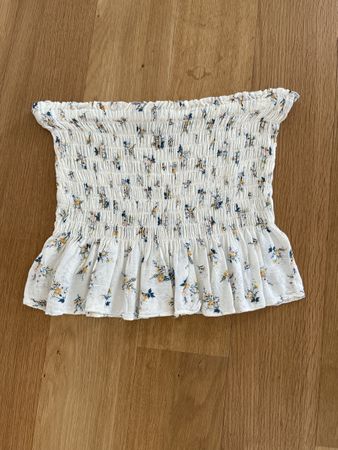 American Eagle trägerloses Crop Top S beige