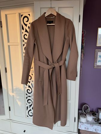 ESCADA Wollmantel Gr. 38 Camel - Luxus