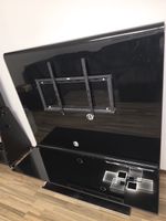 TV-Board / TV-Möbel mit TV-Halterung – Hochglanz Schwarz