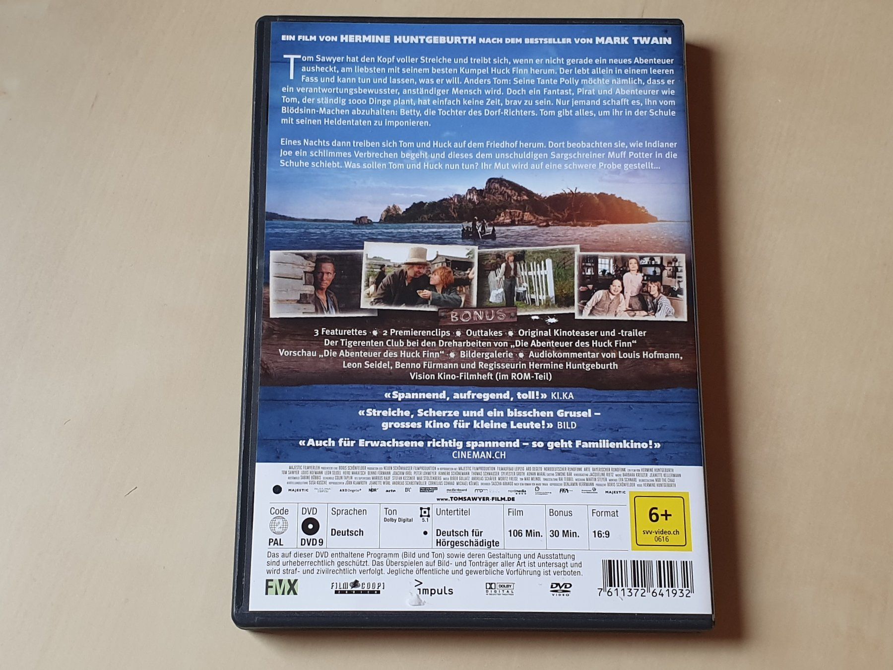 Alle DVDs: Tom Sawyer – Gebraucht aus Stansstad von collectorsshop 1