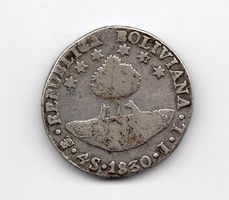 (649) Bolivien, 4 Soles 1830, ss,vz