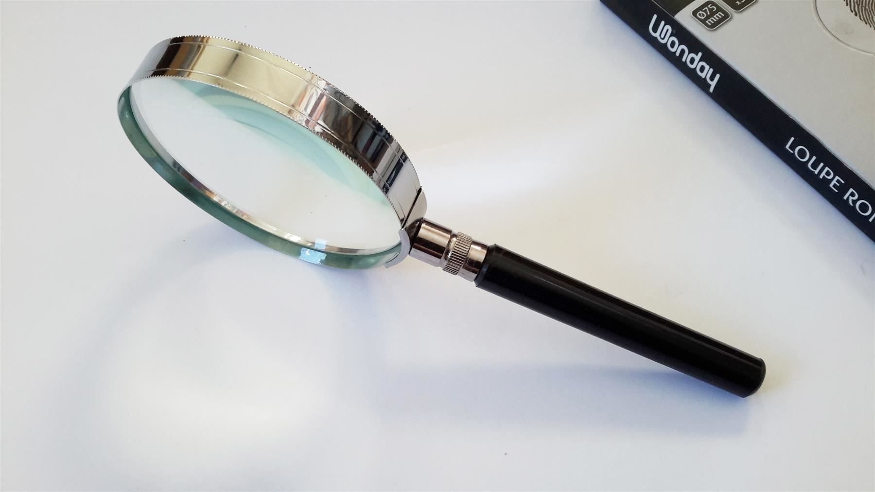Altro per Ottica: Lupe, Leselupe mit Griff, 75 mm – Nuovo e nell'imballaggio originale da St. Gallen venduto da cointec 3