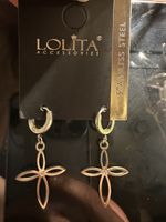 Boucles d’oreilles en acier inoxydable neuves