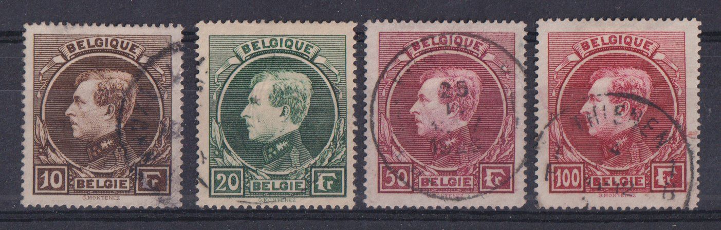 Tutti i francobolli: Belgien 1929: Albert I - Kat. 140.-- – Usato da Eschlikon TG venduto da PhilCon