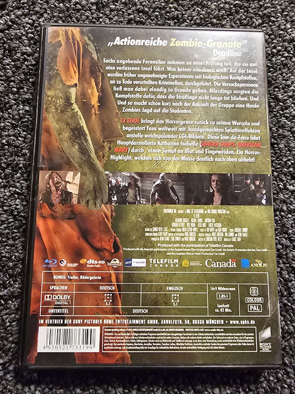 Tutti i DVDs: Top Horror DVD 13 Eerie(20791) – Usato da Ruswil venduto da jan_bxl5 1