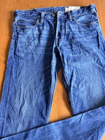 Hollister Herren Jeans W32 – Blau – Straight/Regular Fit