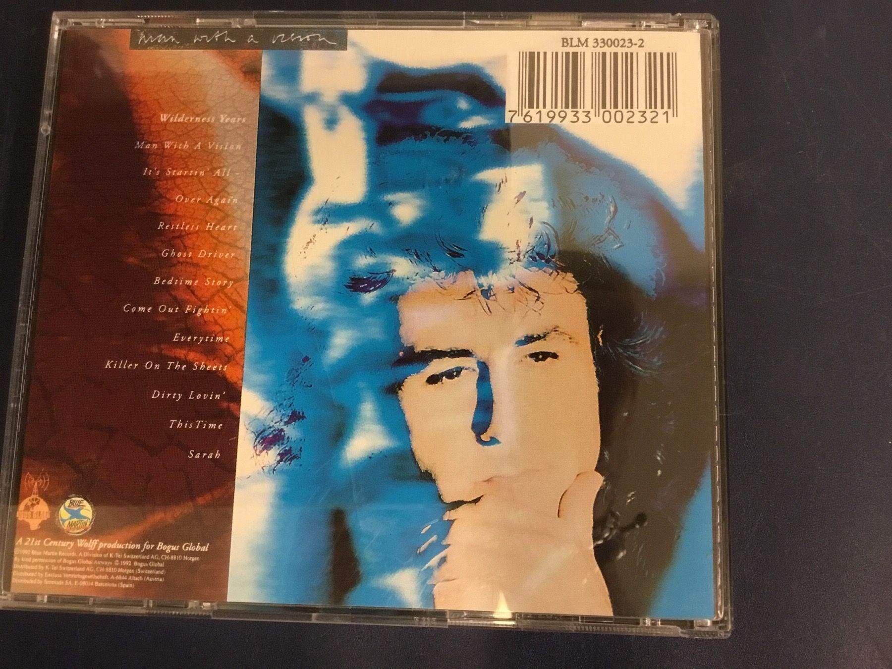 CD: John Parr - Man with a Vision – Usato da Rüti ZH venduto da alumedien 1