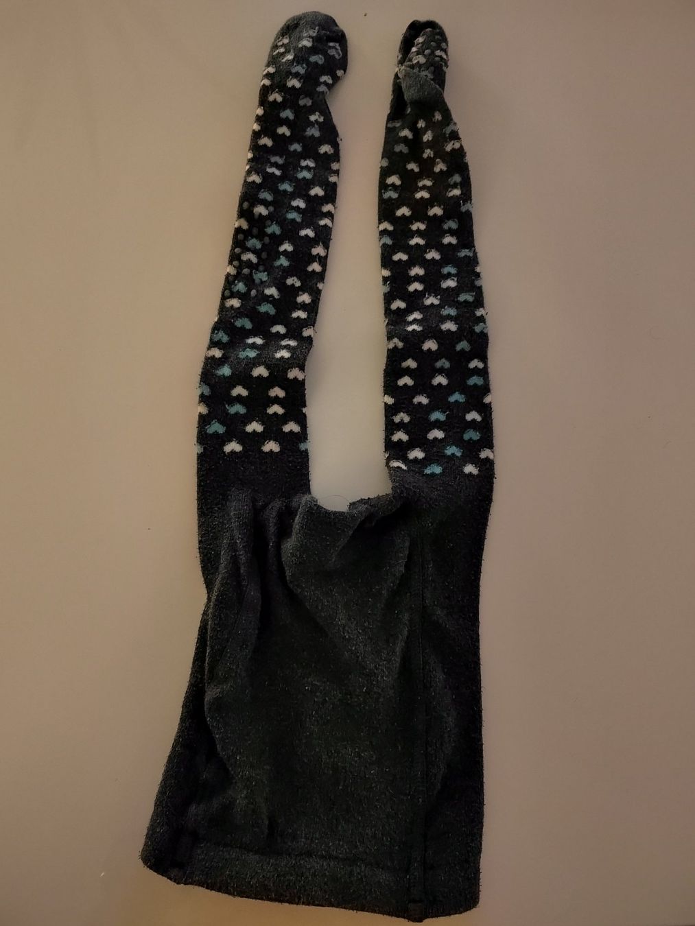 Collant & Leggings: Winterliche Strumpfhose mit Herzen, Grösse 86/92 – Usato da Einsiedeln venduto da pattymary 1