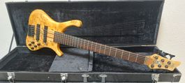 E-bass gitarre HK Natural Gloss 6-saiten inkl.koffer