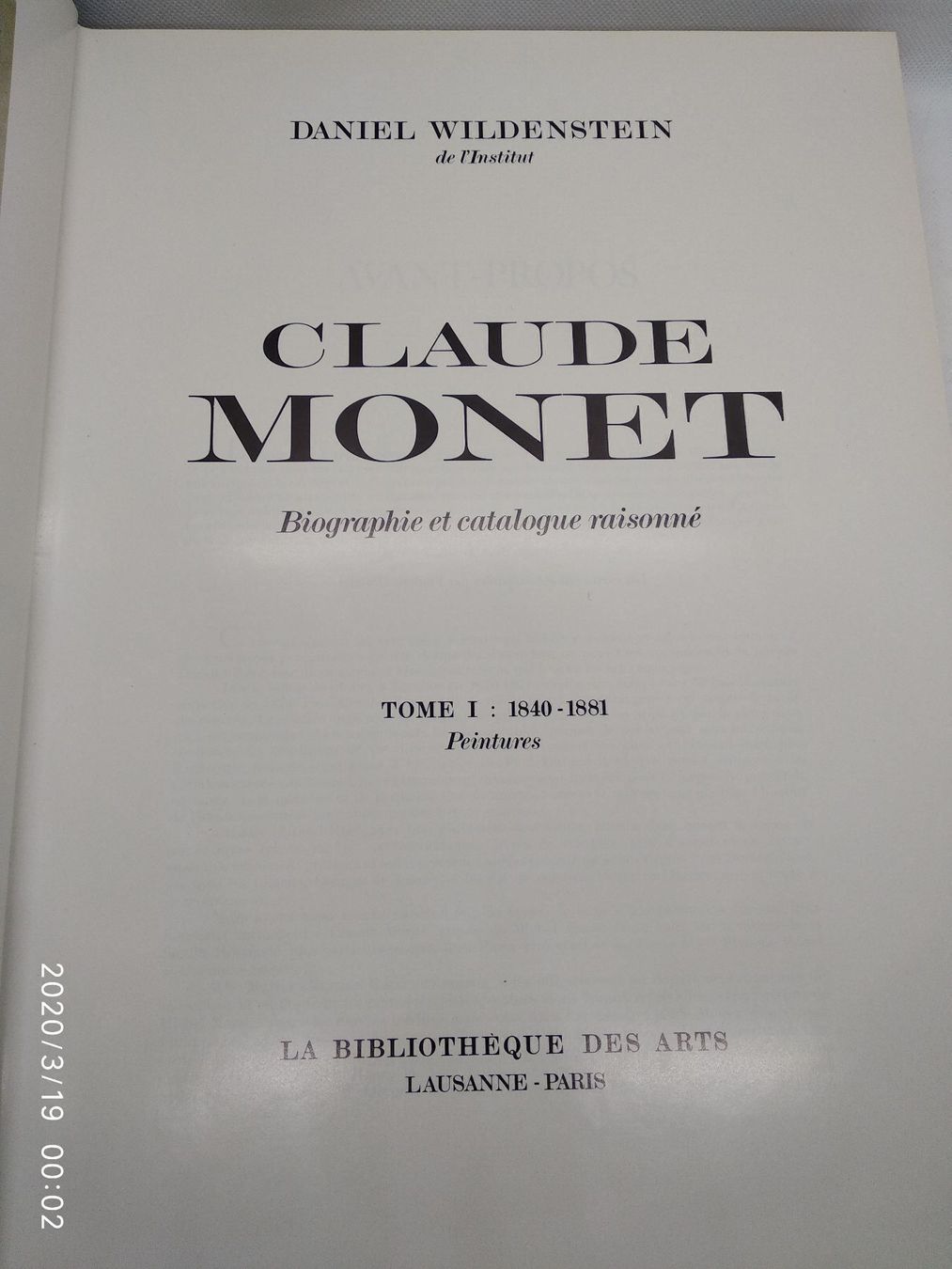 Livres: CLAUDE MONET – D'occasion à Goldach par Gaip 4