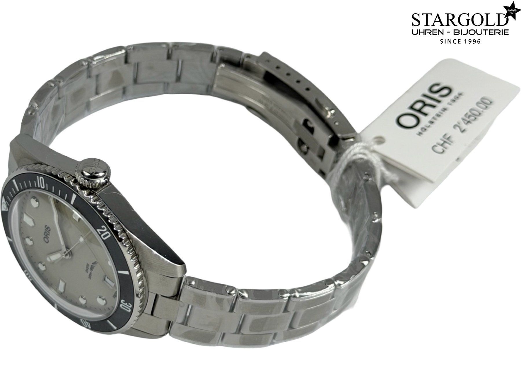Oris Uhren: Oris Divers Date 39 - 01 733 7795 4051 – Gebraucht aus Zürich von Stargold-Uhren 5