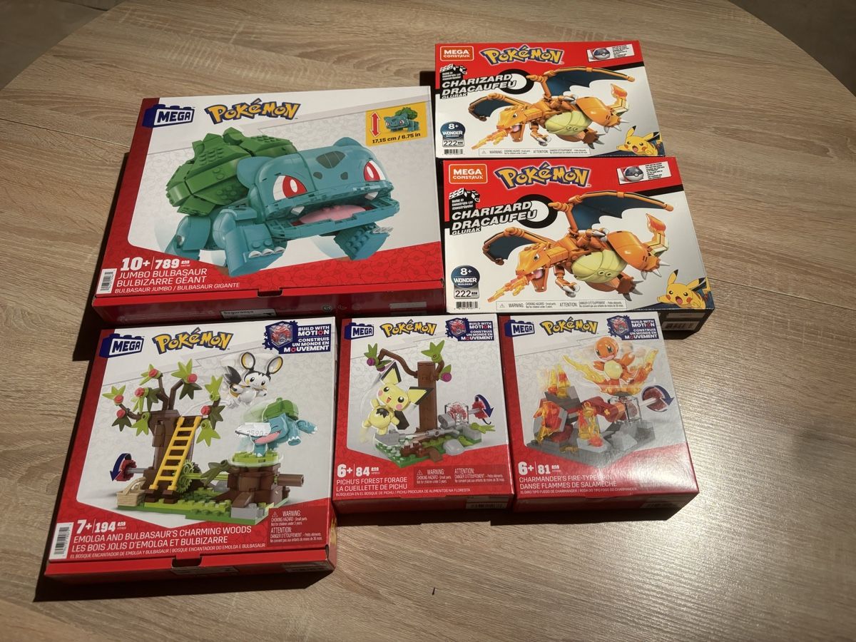 Mega Baukästen: Mega Construx Pokémon Figuren Set, Neu & OVP! – Neu und originalverpackt aus Trübbach von Mansur93
