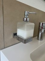 Seifenspender "New Lea 1800" Glas satiniert/verchromt