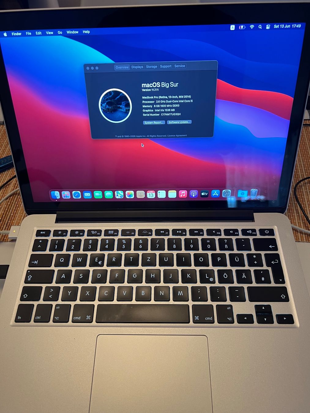 Apple Notebook: MacBook Pro 13" Retina 2014 – Difettoso da Unterengstringen venduto da Sehr1986