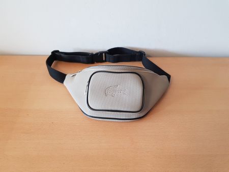 Lacoste Bauchtasche Beige/Schwarz