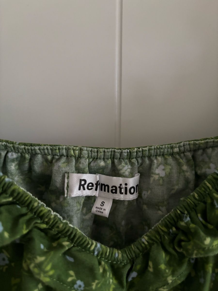 Reformation Blusen: reformation grüne bluse geblümt – Gebraucht aus Winkel von Zimtguetzli 3