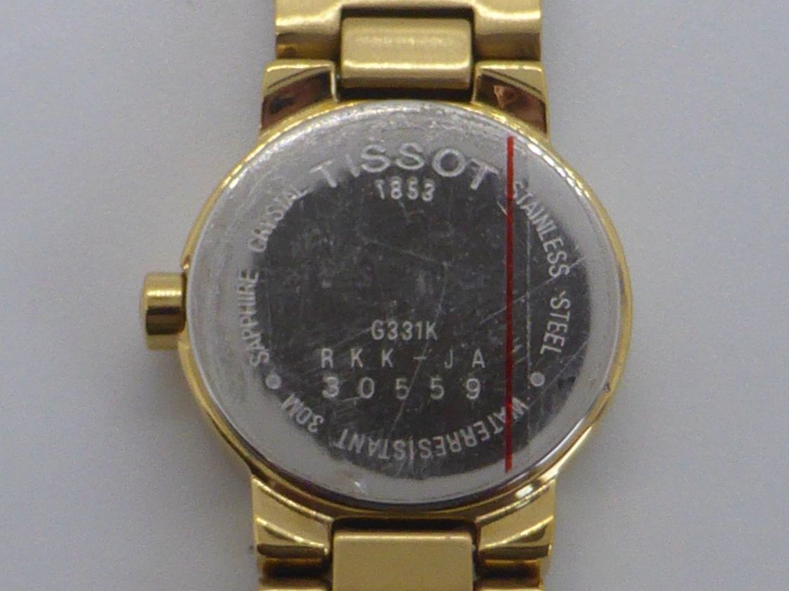 Tissot Orologi: Tissot montre dame plaquée référence G331K 30559 – Usato da Porrentruy venduto da Tic-Time 8