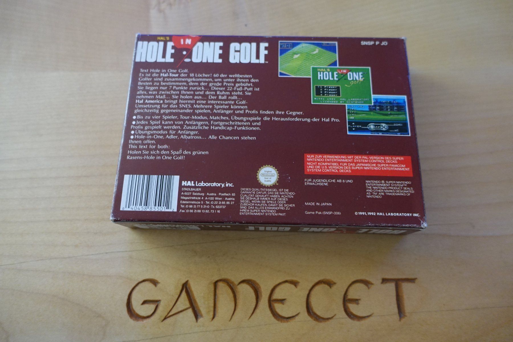 Nintendo Spiele: HAL's Hole in One Golf – Gebraucht aus Steinach von Gamecet 5