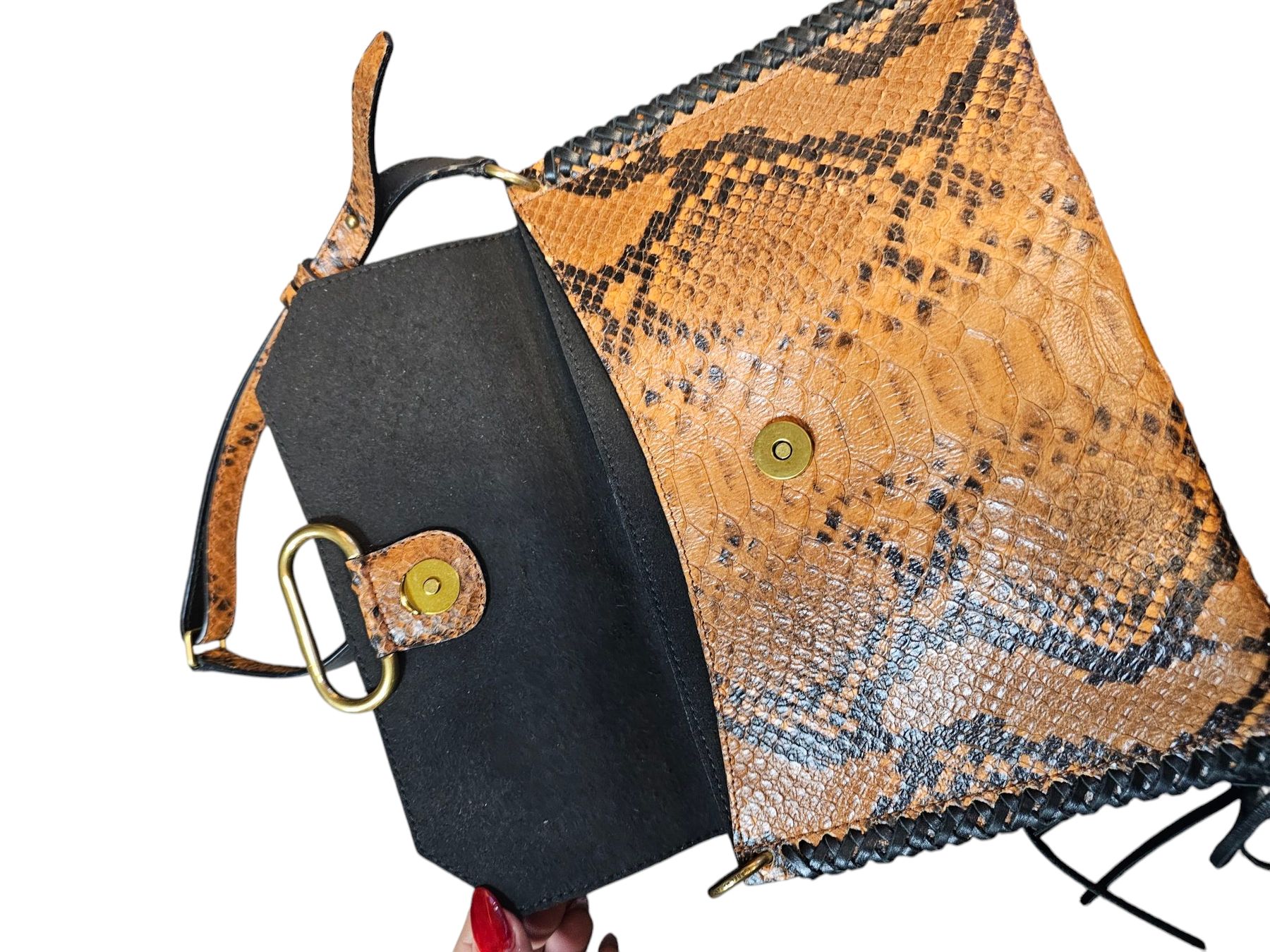 Isabel Marant Borse da donna: Isabel Marant Schlange Muster Leder Tasche – Usato da Zürich venduto da finesse.shop 6